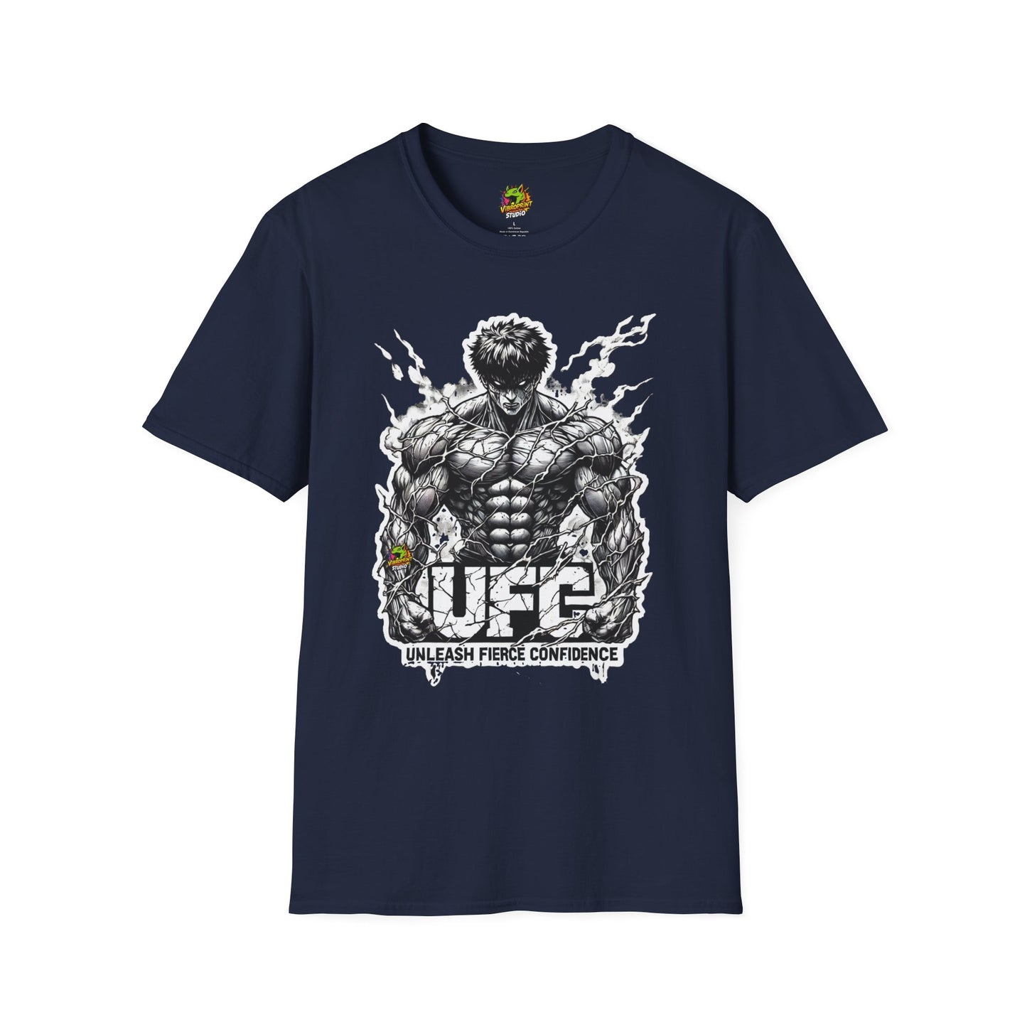 Unleash - UFC T Shirt | Unleash Fierce Confidence | UFC Tee with Baki Anime Inspiration for Athletes - custom-made. perfect gift idea. Order yours now and stand out with this exclusive piece!