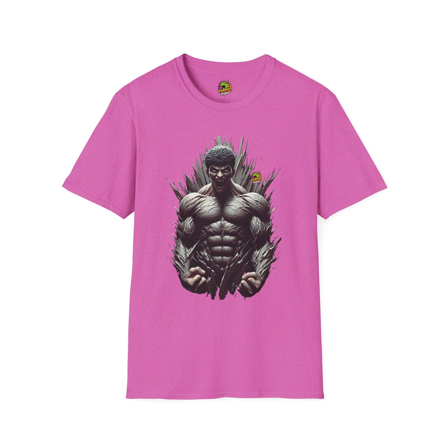 Anime - UFC T Shirt | Unleash Fierce Confidence | UFC Tee with Baki Anime Inspiration for Gym - custom-made. limited stock. Order yours now and stand out with this exclusive piece!