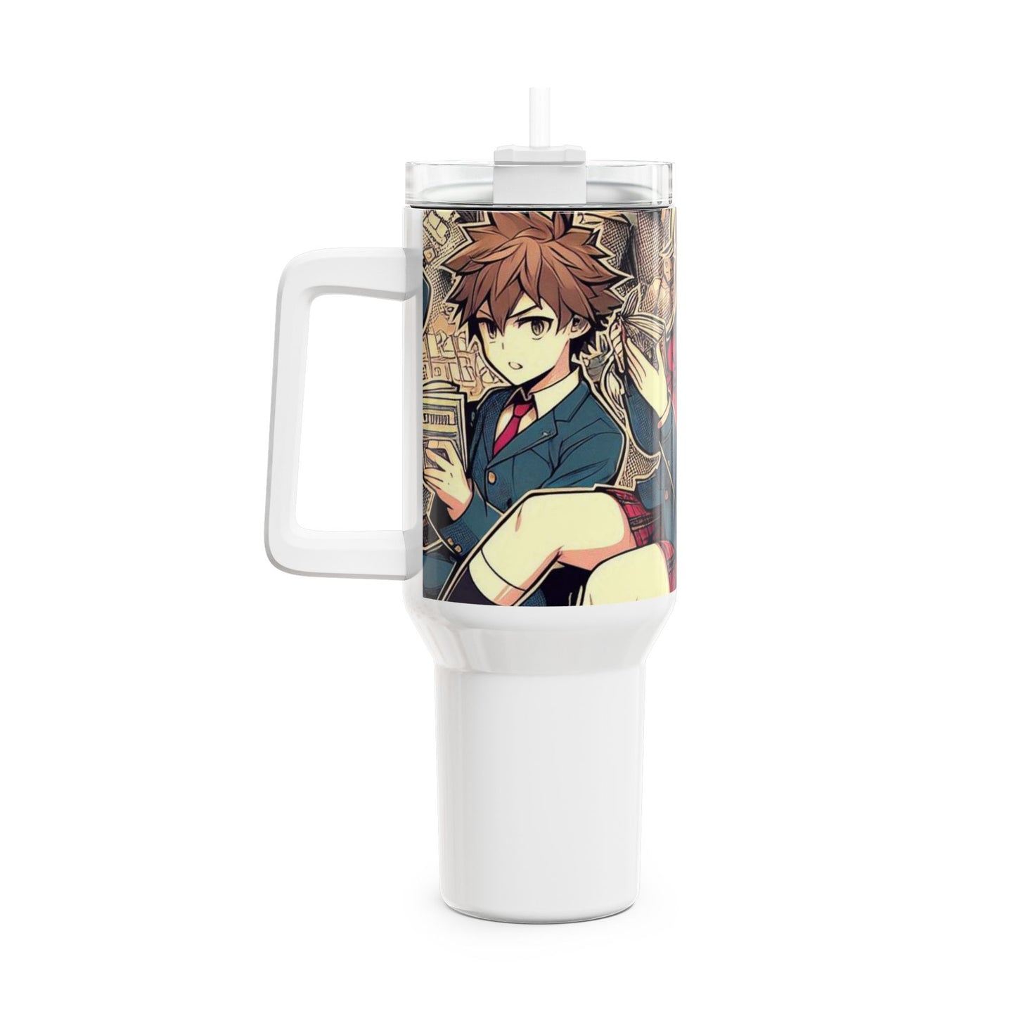 and - Stanley Tumbler | Colorful Anime Tumbler for Gamers and Geek Fans | Pop Culture Drinkware - custom-made. perfect gift idea. Order yours now and stand out with this exclusive piece!