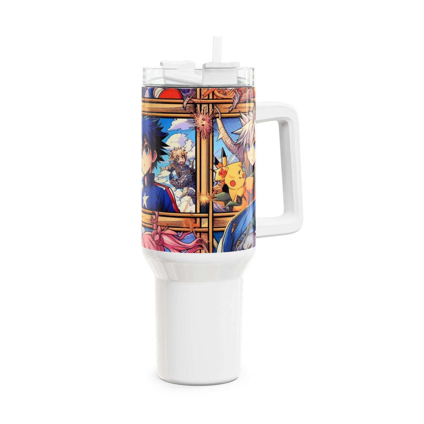 Drinkware - Stanley cup | Colorful Anime and Comics Tumbler | Geek Drinkware for Gamers - custom-made. limited stock. Order yours now and stand out with this exclusive piece!