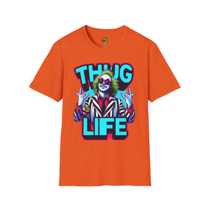 | - Beetlejuice Shirt | Thug Life Halloween Graphic Tee | Spooky Beetlejuice T-Shirt - premium material. perfect gift idea. Order yours now and stand out with this exclusive piece!