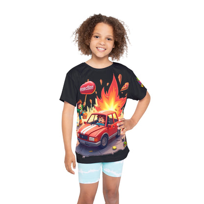 Kids Roblox character design t-shirt.