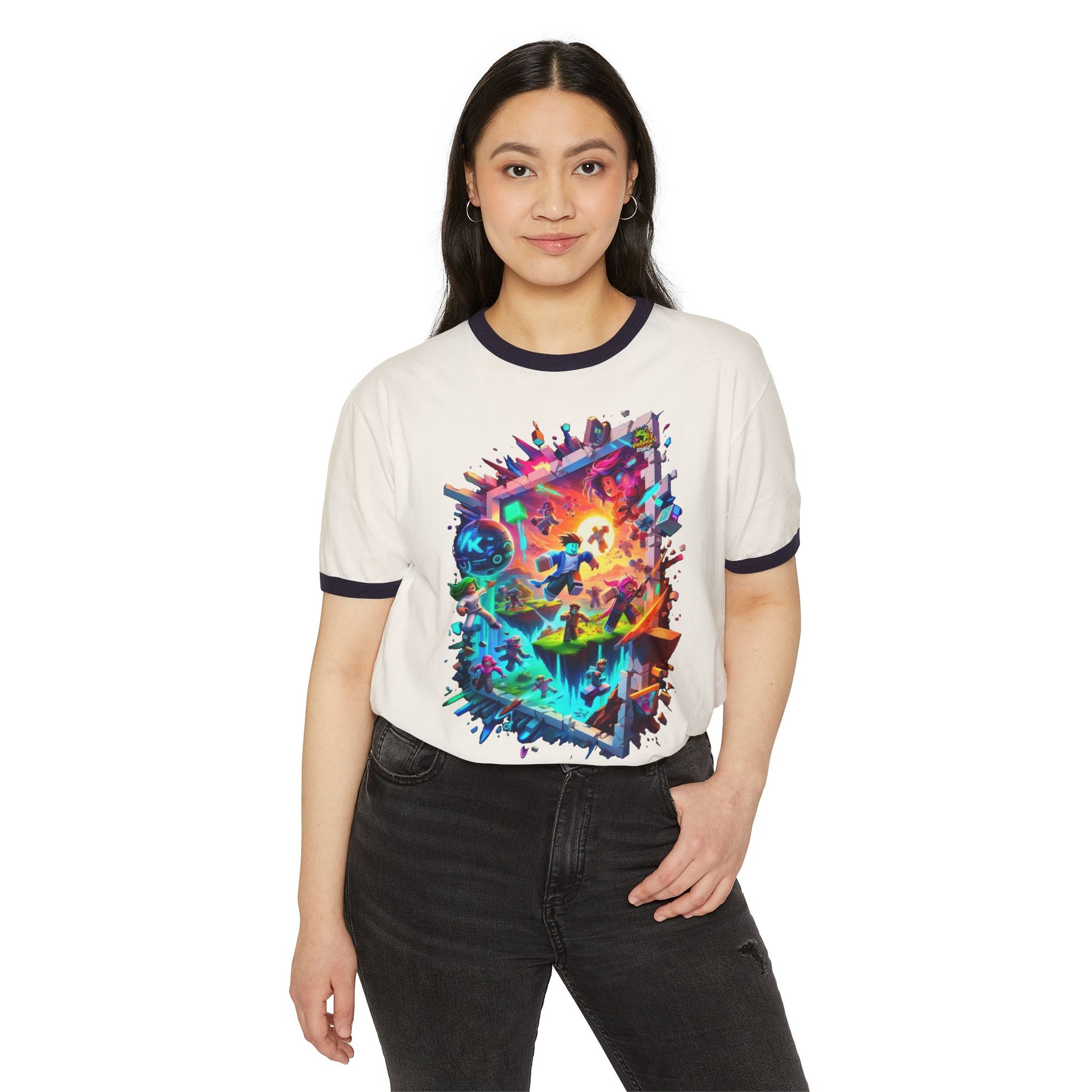 Roblox T Shirt for Gamers | Roblox Adventure Fan Tee | Roblox T Shirt for All Ages - High Quality Image