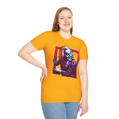 Merch - Beetlejuice Shirt | Classic Beetlejuice Tee | Creepy Beetlejuice Tee | Beetlejuice Movie Merch - premium material. perfect gift idea. Order yours now and stand out with this exclusive piece!