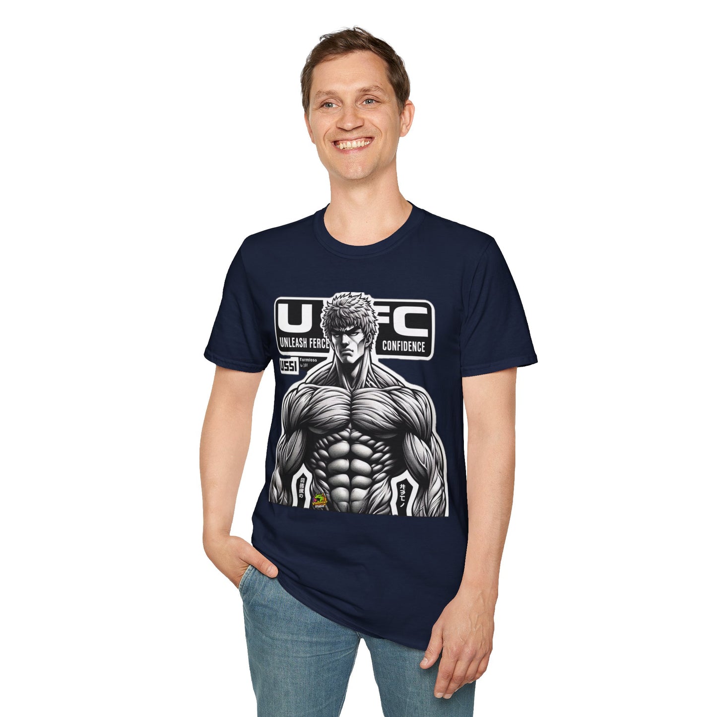 UFC T Shirt | Unleash Fierce Confidence | UFC Tee Inspired by Baki Anime T Shirt for Fitness Lovers