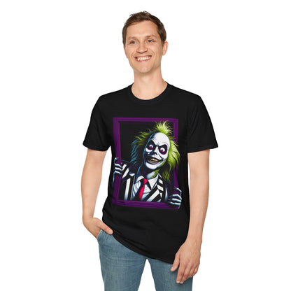 | - Beetlejuice Shirt | Spooky Beetlejuice Shirt | Beetlejuice Graphic Shirt | Creepy Beetlejuice Tee - premium material. limited stock. Order yours now and stand out with this exclusive piece!