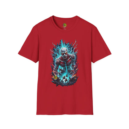 Titan - Eren Yeager Titan’s Determination Tee | Official Attack on Titan - premium material. limited stock. Order yours now and stand out with this exclusive piece!