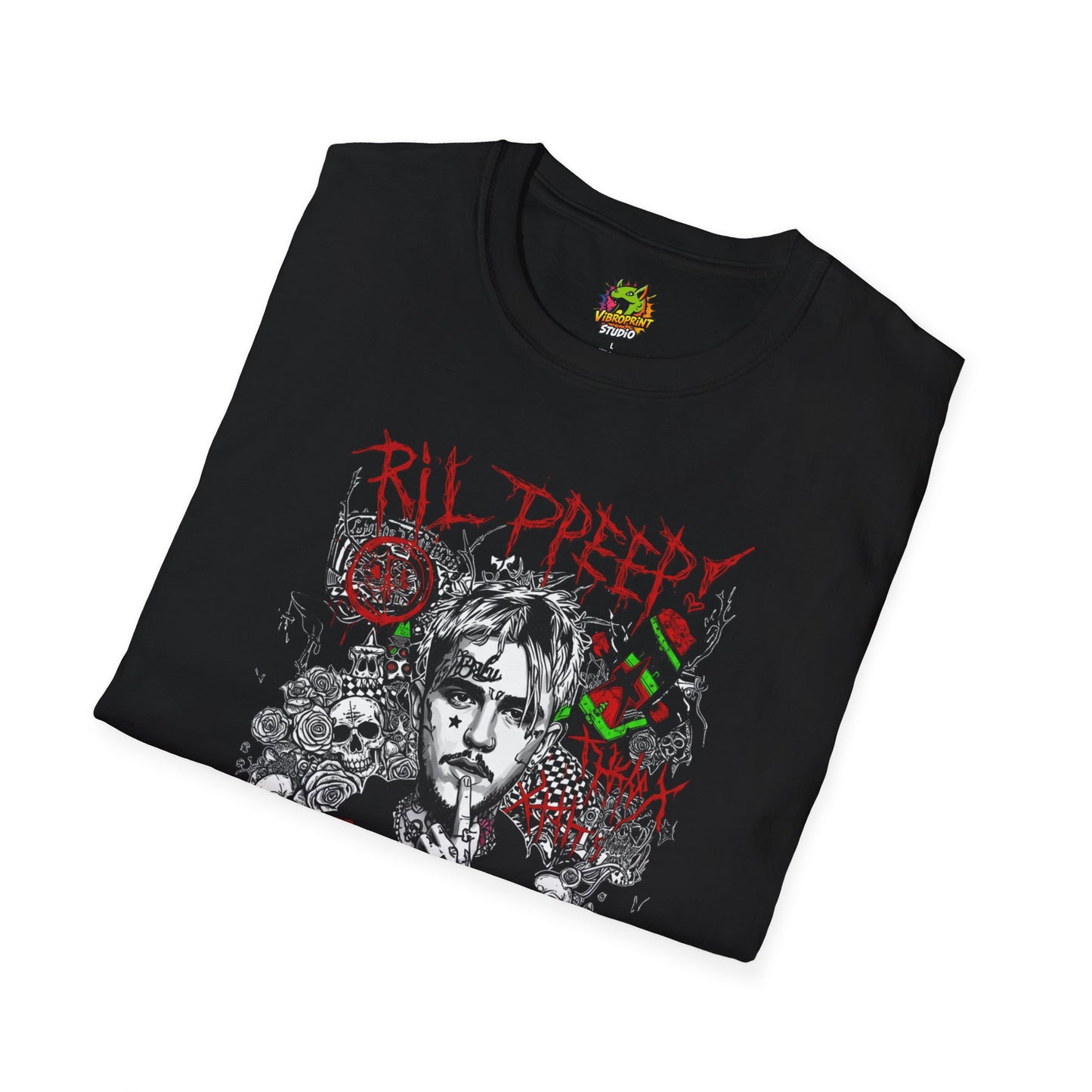 Lil Peep T-Shirt Back View - Vibroprint Design