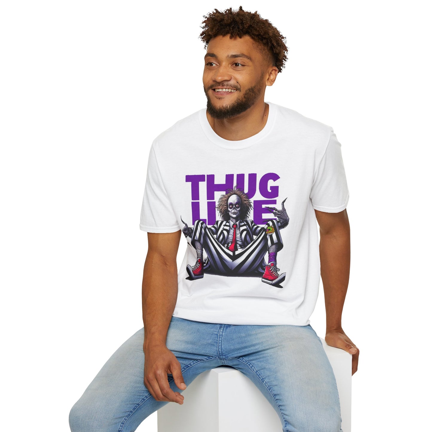 Beetlejuice - Beetlejuice Shirt | Thug Life Halloween Tee | Classic Beetlejuice Graphic T-Shirt for Fans - custom-made. limited stock. Order yours now and stand out with this exclusive piece!