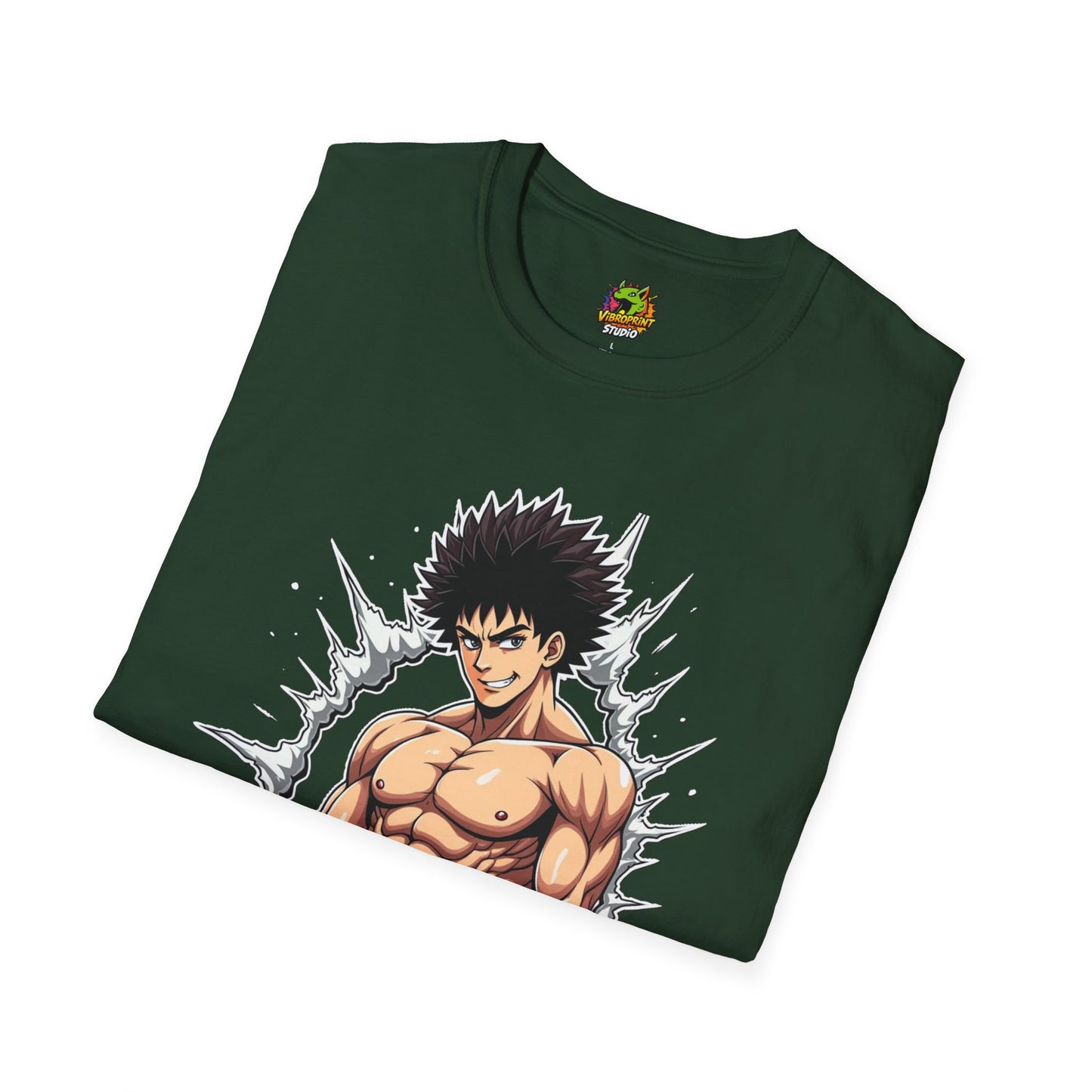 UFC T Shirt | Unleash Fierce Confidence | Motivational UFC Tee with Baki Anime Elements