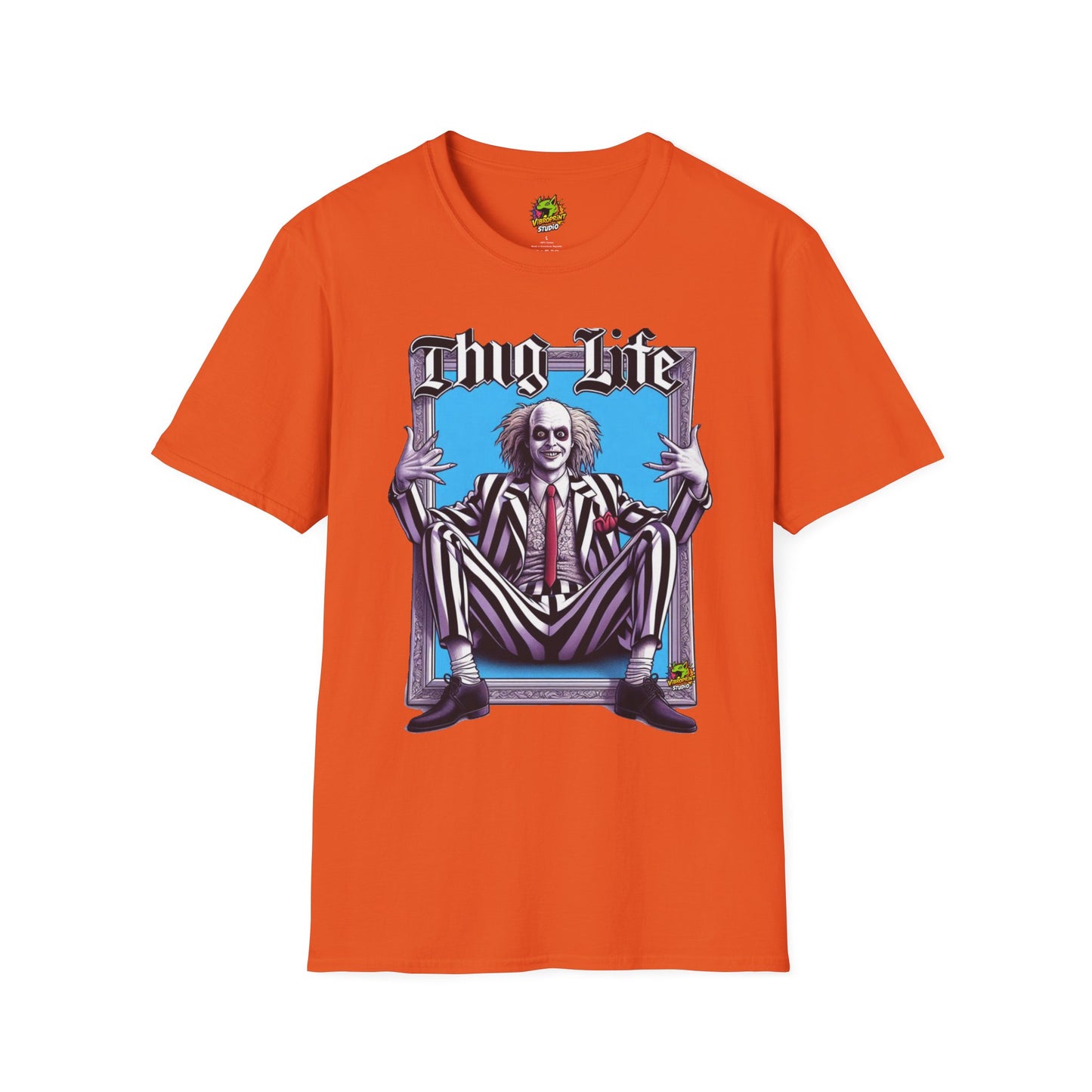 Thug - Beetlejuice Shirt | Halloween Thug Life Tee | Spooky Beetlejuice Graphic Shirt - premium material. limited stock. Order yours now and stand out with this exclusive piece!