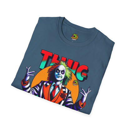 Graphic - Beetlejuice Shirt | Thug Life Halloween T-Shirt | Creepy Beetlejuice Graphic Tee - custom-made. limited stock. Order yours now and stand out with this exclusive piece!