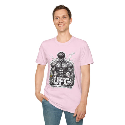 UFC T Shirt | Unleash Fierce Confidence | UFC Tee with Baki Anime Inspiration for Athletes