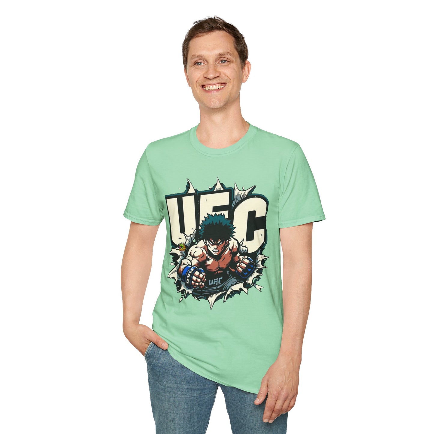 UFC T Shirt | Motivational Sport Tee | UFC Shirt for Gym & Anime Lovers