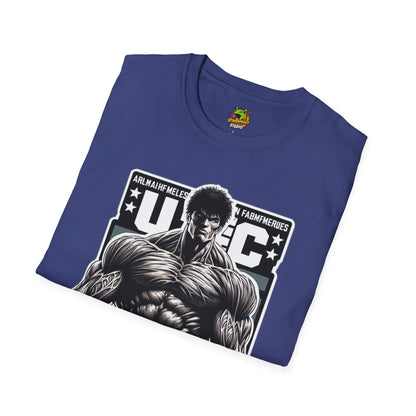 UFC T Shirt | Unleash Fierce Confidence | UFC Tee with Baki Anime Strength for Fitness Enthusiasts