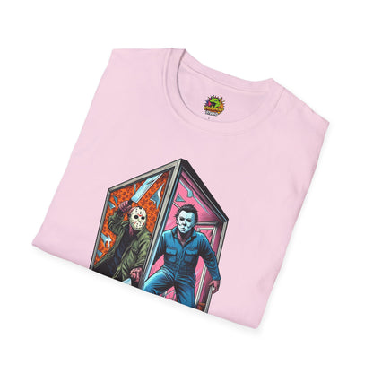 Jason & Michael Myers Funny Halloween Shirt | Vintage Horror Tee