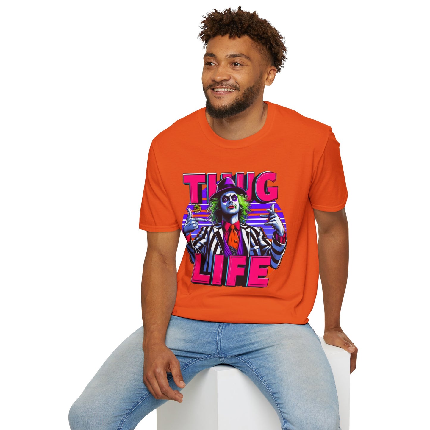 Shirt - Beetlejuice Shirt | Thug Life Graphic Shirt | Funny Halloween Beetlejuice Tee - custom-made. perfect gift idea. Order yours now and stand out with this exclusive piece!