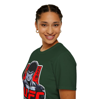 UFC T Shirt | Unleash Fierce Confidence | UFC Tee with Baki Anime Style