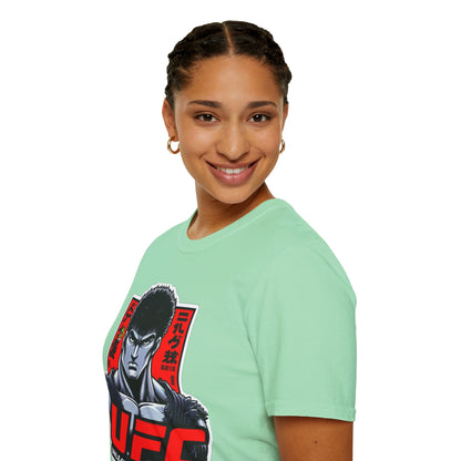 UFC T Shirt | Unleash Fierce Confidence | UFC Tee with Baki Anime Style