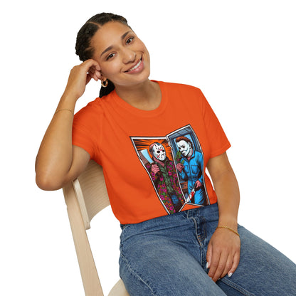 Jason Voorhees & Michael Myers Shirt | Funny Halloween Horror Tee