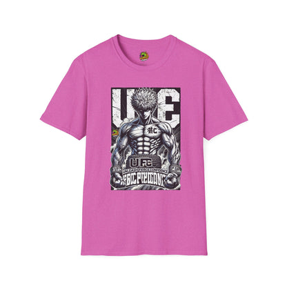 Baki - UFC T Shirt | Unleash Fierce Confidence | Motivational UFC Tee with Baki Anime T-Shirt design - custom-made. perfect gift idea. Order yours now and stand out with this exclusive piece!