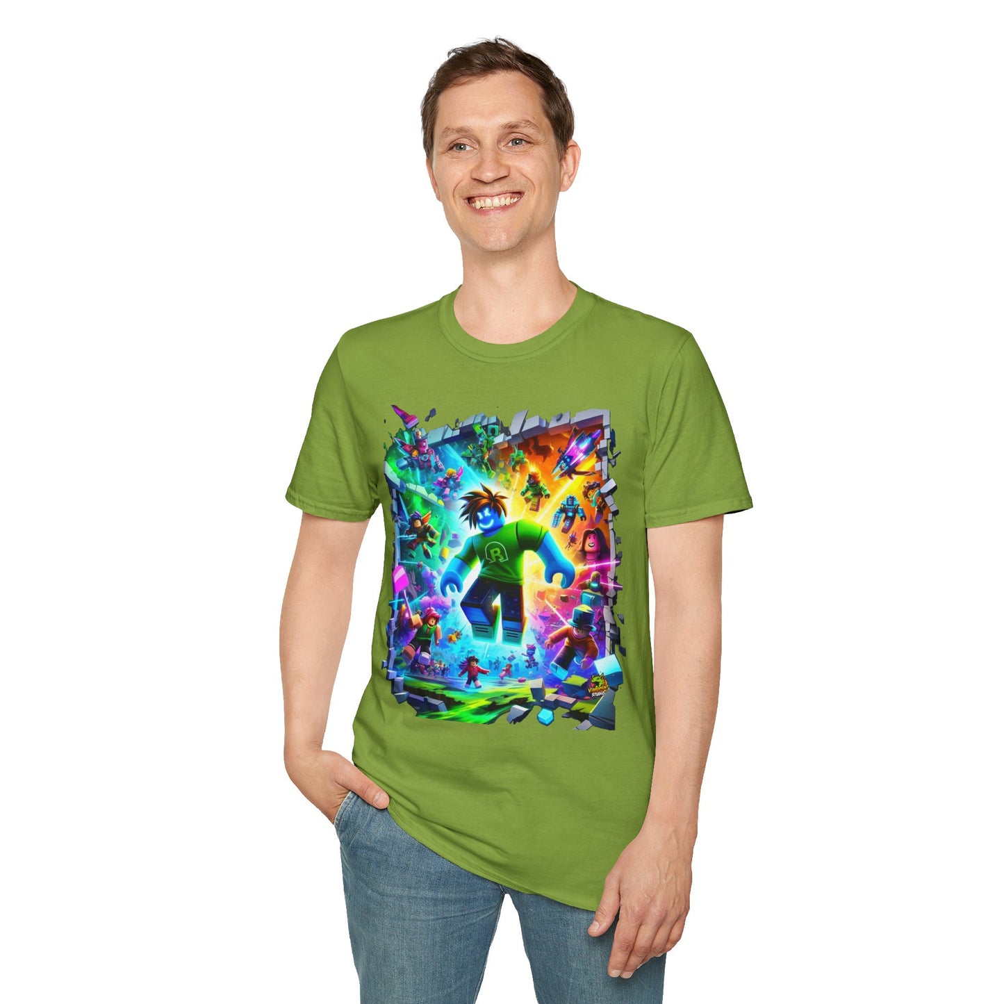 Cool - Roblox Adventure T-Shirt for Kids | Roblox Clothing for Boys & Girls | Trendy Roblox Graphic Tee | Cool Roblox Merch - premium material. perfect gift idea. Order yours now and stand out with this exclusive piece!