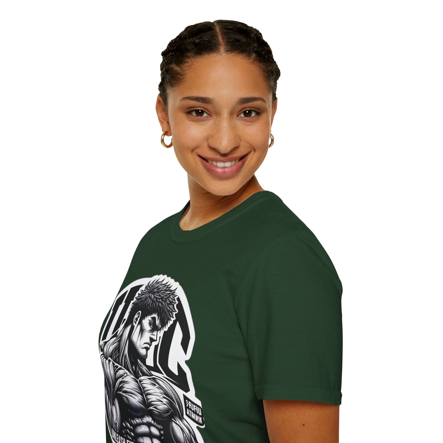 UFC T Shirt | Unleash Fierce Confidence | UFC Tee with Baki Anime T Shirt Inspiration