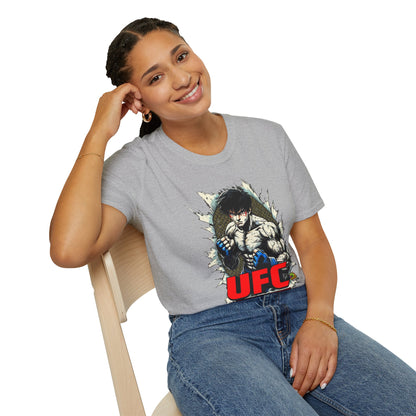 Michael Myers inspired design - UFC T Shirt | Unleash Fierce Confidence | UFC Tee for Anime & Sport Lovers - unique graphic tee. limited edition vintage horror design. Order yours now and stand out with this exclusive piece!