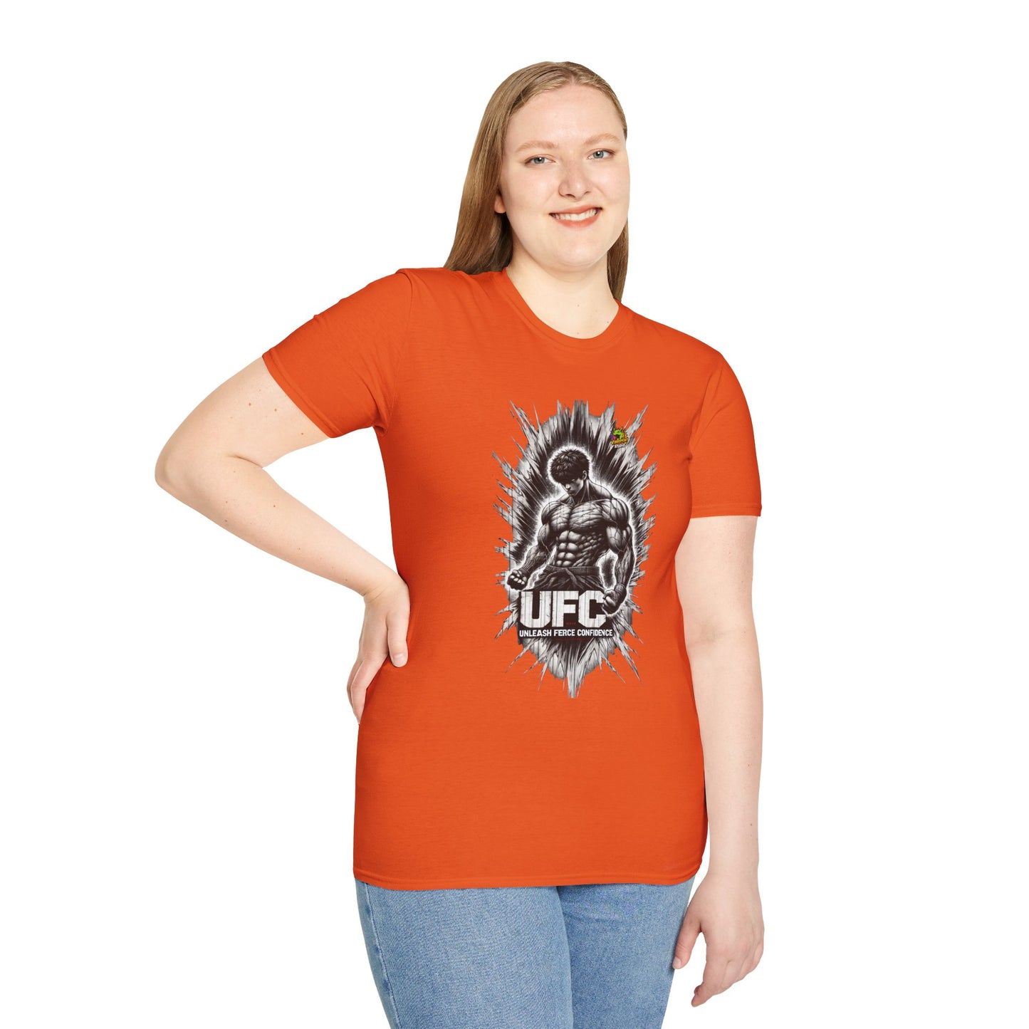 UFC T Shirt | Unleash Fierce Confidence | Motivational UFC Tee with Baki Anime T Shirt