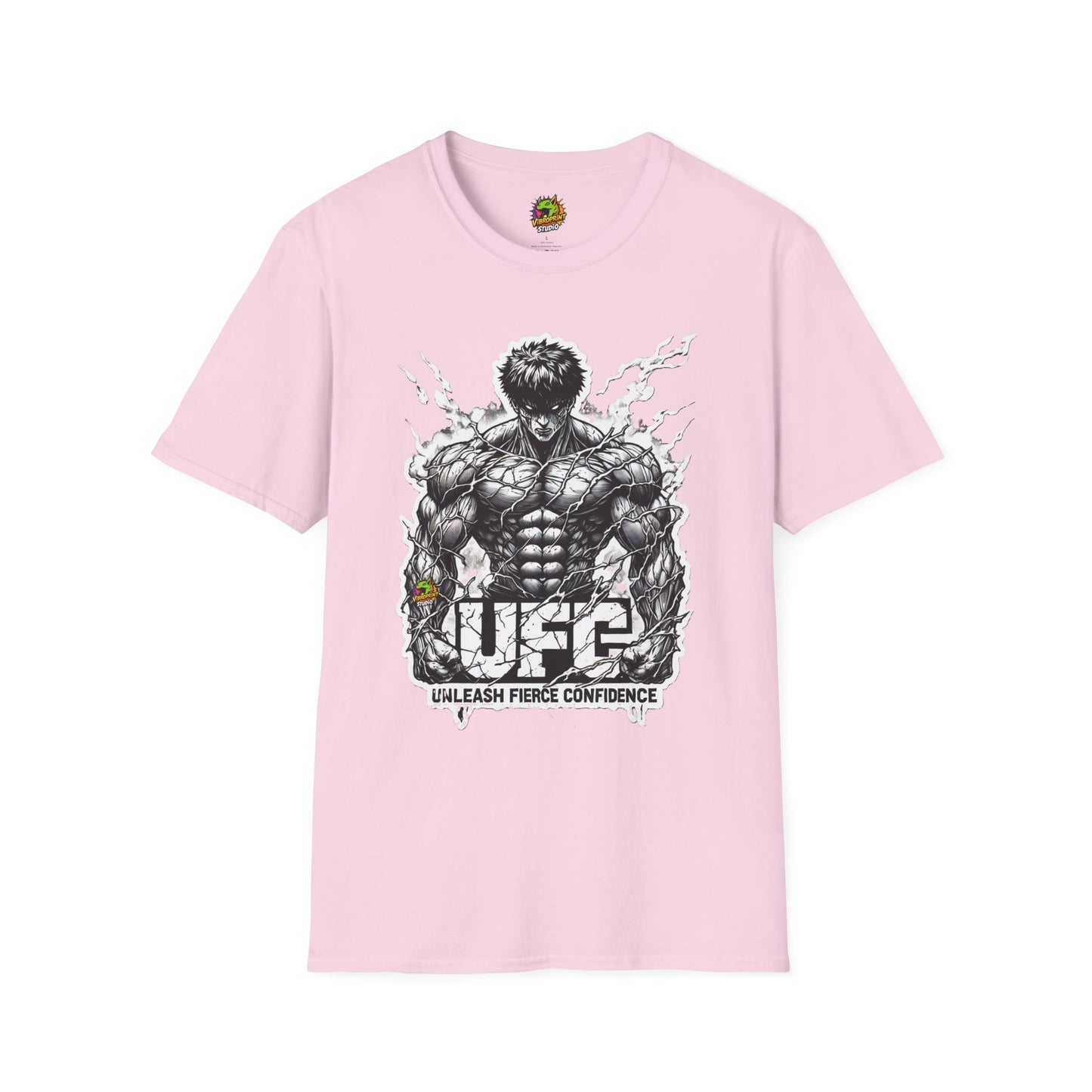 with - UFC T Shirt | Unleash Fierce Confidence | UFC Tee with Baki Anime Inspiration for Athletes - custom-made. limited stock. Order yours now and stand out with this exclusive piece!