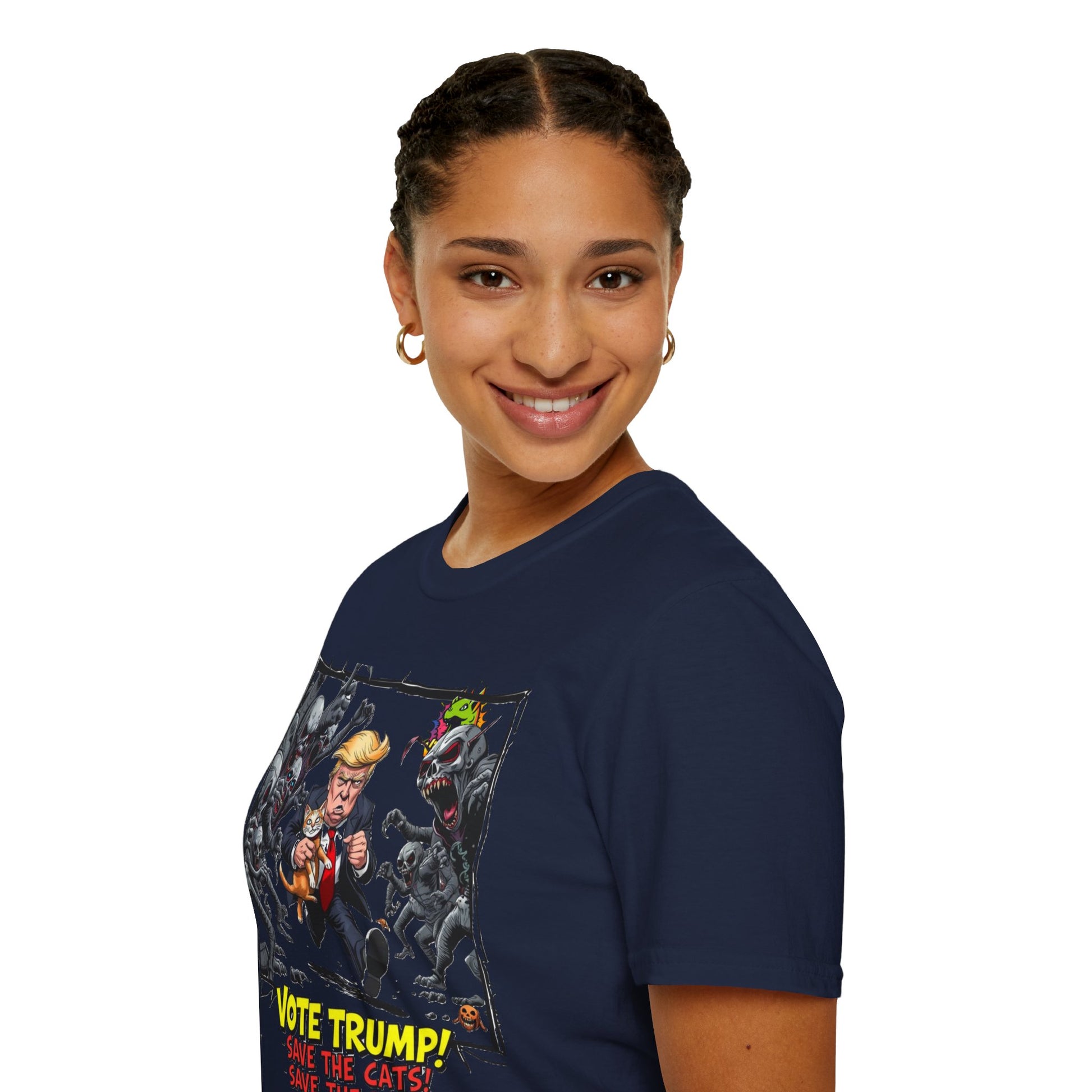 They're - They're Eating the Dogs Shirt | Political Humor Graphic Tee | Satire Trump Election T-Shirt - premium material. limited stock. Order yours now and stand out with this exclusive piece!