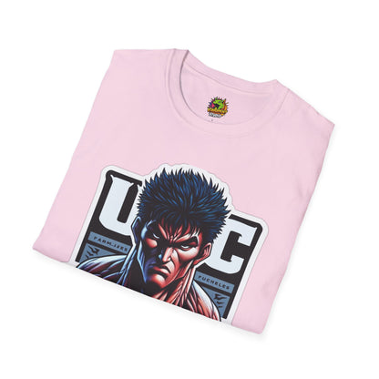 UFC T Shirt | Unleash Fierce Confidence | UFC Tee with Baki Anime Strength