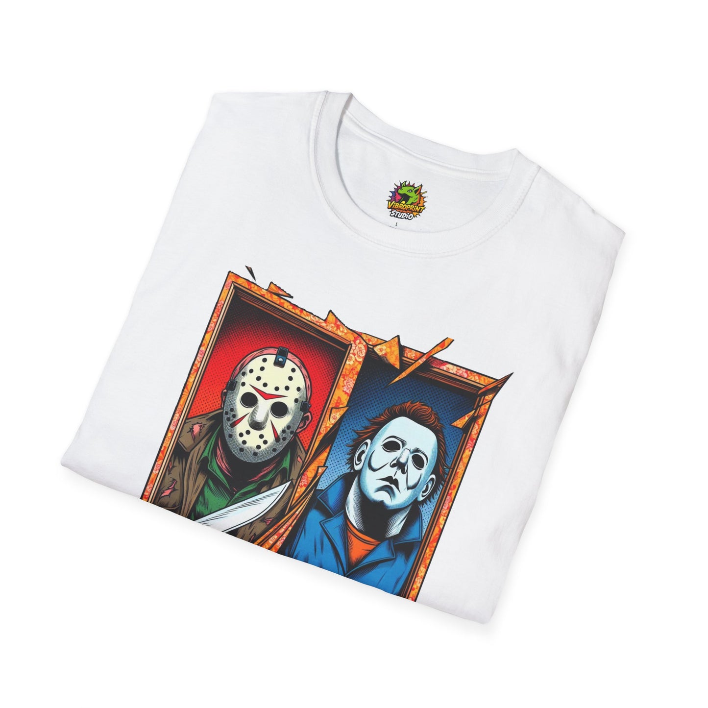 Michael Myers Vintage Tee | Jason Voorhees Funny Picnic Scene