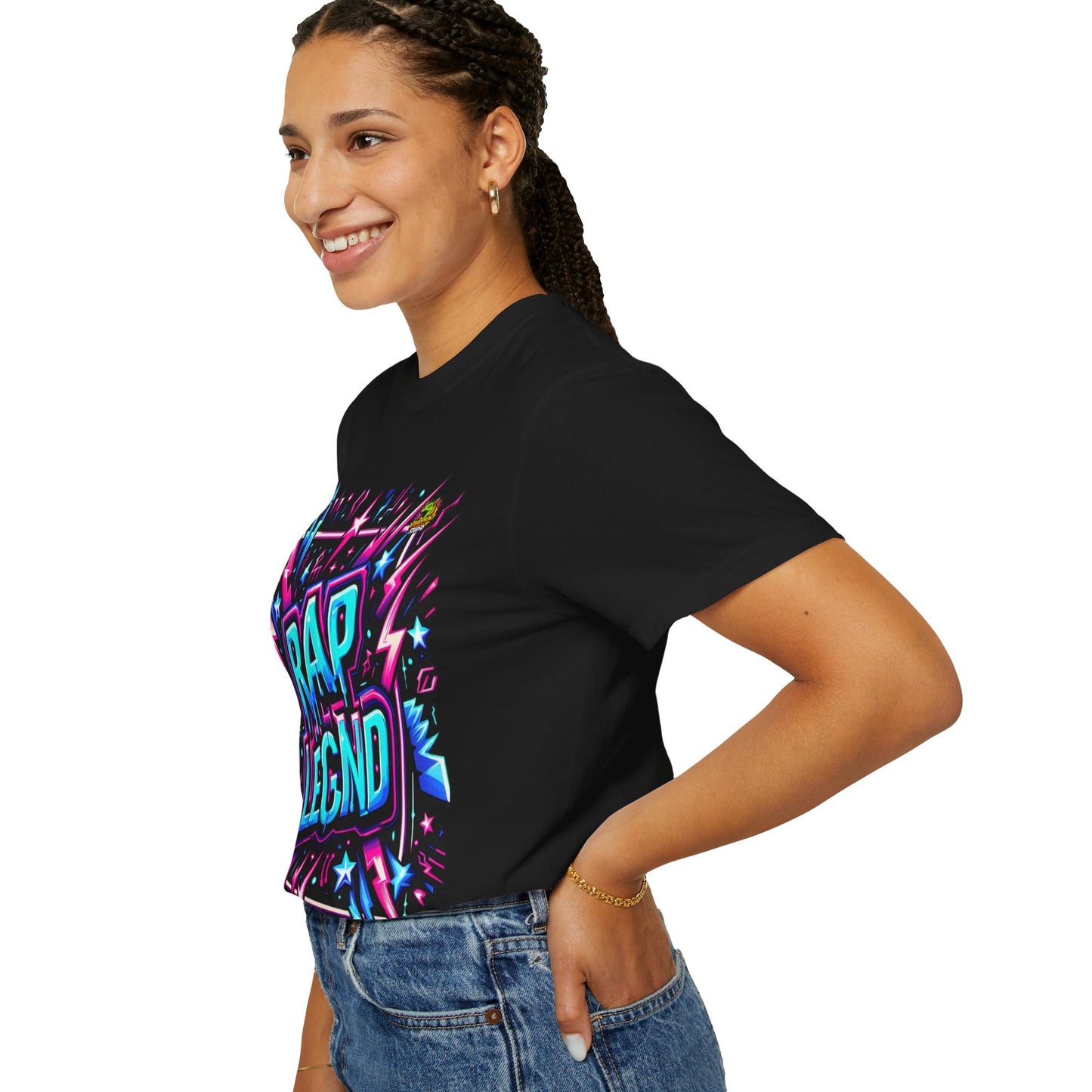 Rapper - Neon Graffiti Rapper Merch | Bold Street Art Hip-Hop T-Shirt - custom-made. perfect gift idea. Order yours now and stand out with this exclusive piece!