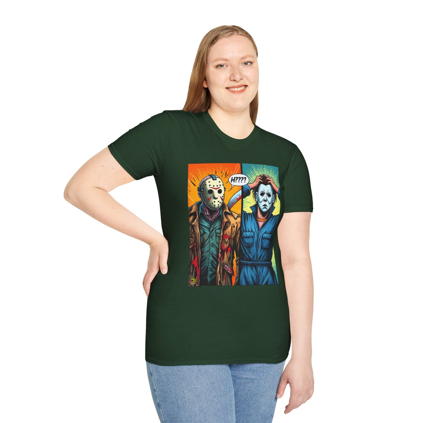 Jason Voorhees & Michael Myers Shirt | Funny Halloween Picnic Tee