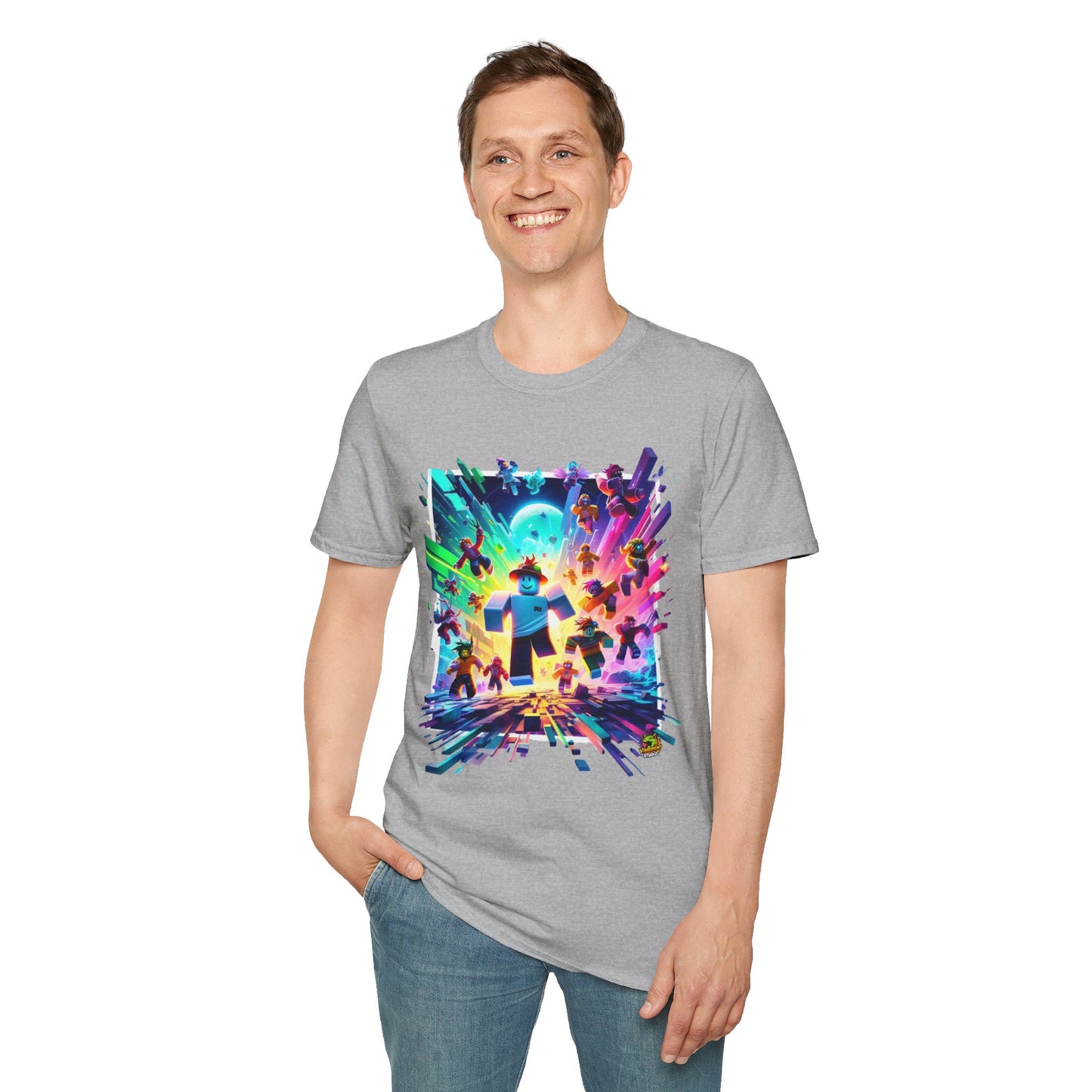 Cool Roblox Adventure Tee for Kids | Roblox Graphic T-Shirt | Roblox Clothing for Boys & Girls | Fun Gift for Roblox Fans