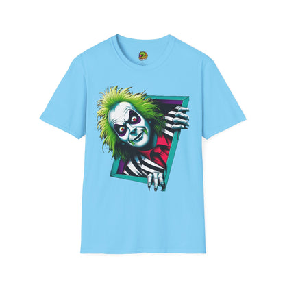 Tee - Beetlejuice Shirt | Creepy Beetlejuice Tee | Halloween Beetlejuice Tee | Beetlejuice Gift Idea - premium material. limited stock. Order yours now and stand out with this exclusive piece!