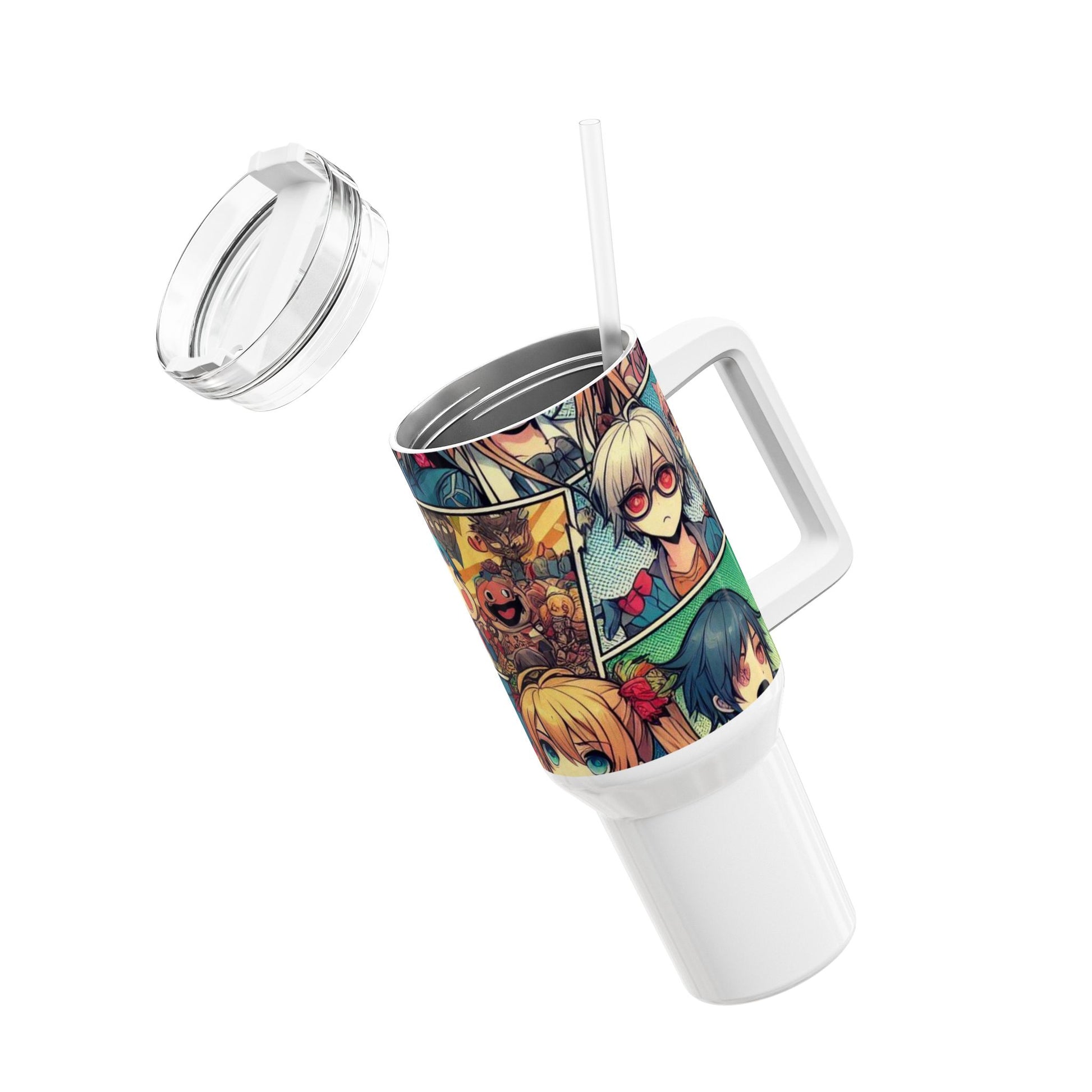 Anime - Stanley cup | Anime and Comic Geek Tumbler | Colorful Pop Culture Drinkware - custom-made. perfect gift idea. Order yours now and stand out with this exclusive piece!