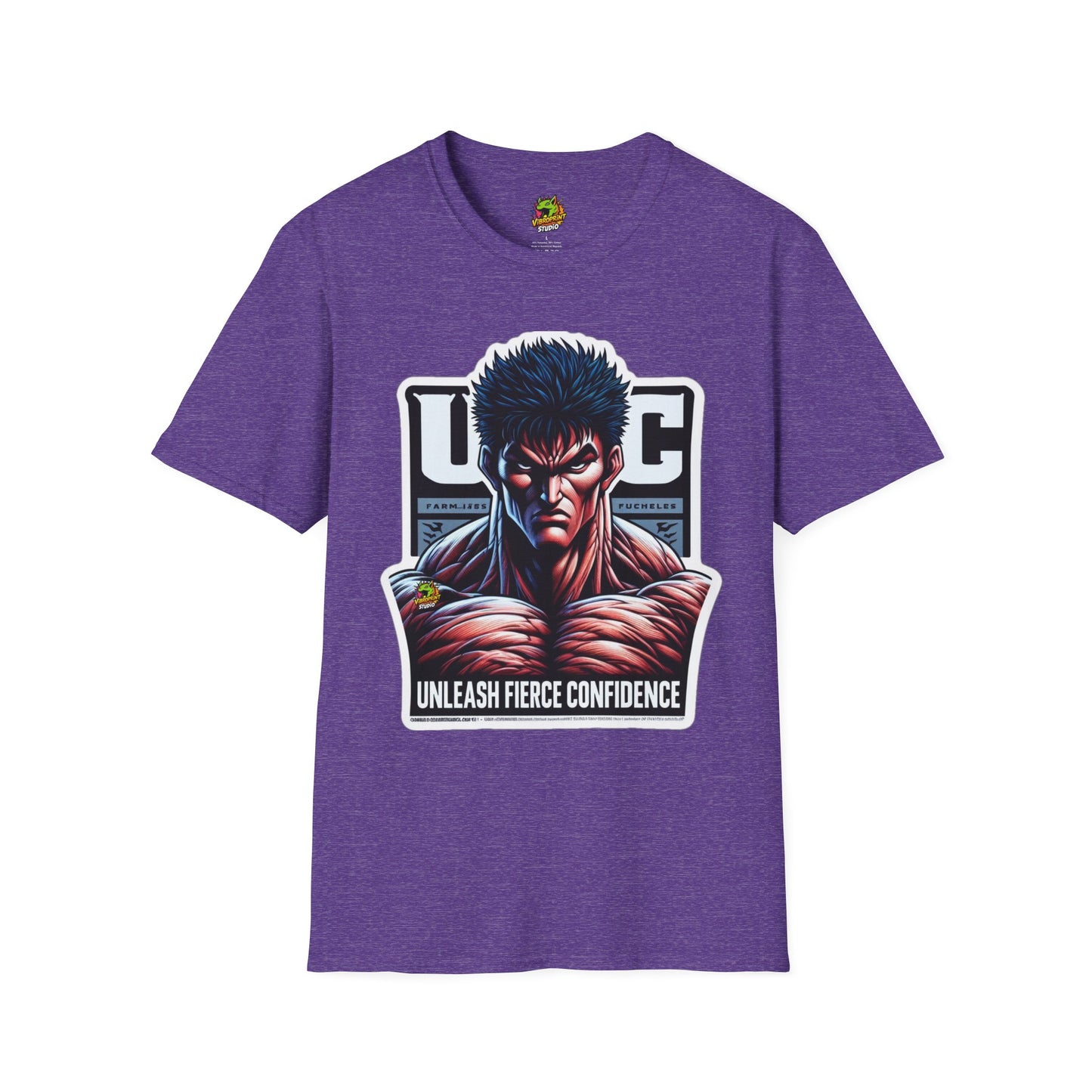 Shirt - UFC T Shirt | Unleash Fierce Confidence | UFC Tee with Baki Anime Strength - custom-made. perfect gift idea. Order yours now and stand out with this exclusive piece!