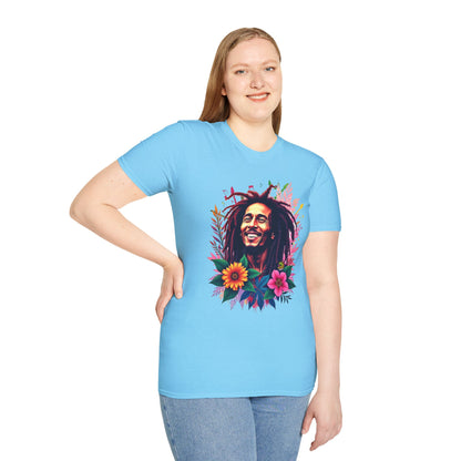 Bob Marley T-Shirt - One Love Harmony - VibroPrint Studio