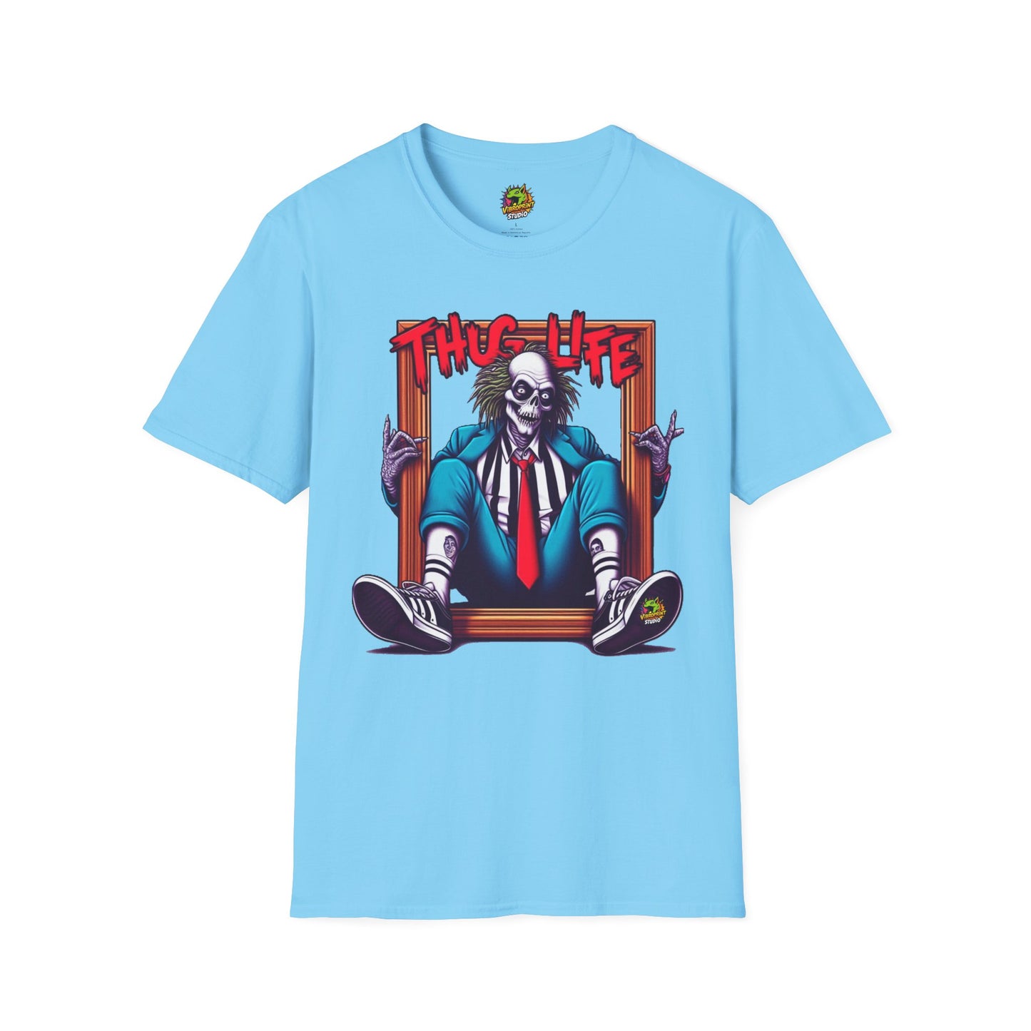 T-Shirt - Beetlejuice Shirt | Thug Life Inspired Tee | Halloween Graphic T-Shirt | Spooky Beetlejuice Style - premium material. limited stock. Order yours now and stand out with this exclusive piece!