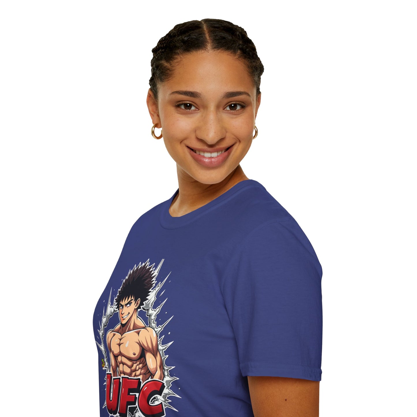 UFC T Shirt | Unleash Fierce Confidence | Motivational UFC Tee with Baki Anime Elements