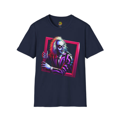 Tee - Beetlejuice Shirt | Classic Beetlejuice Tee | Creepy Beetlejuice Tee | Beetlejuice Movie Merch - custom-made. perfect gift idea. Order yours now and stand out with this exclusive piece!