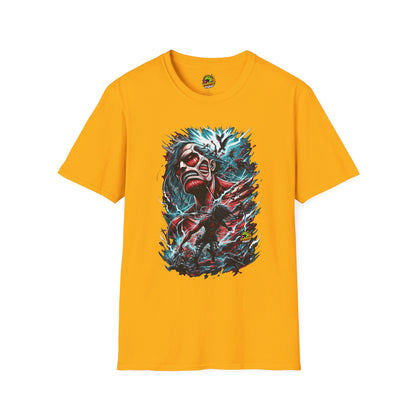 Yeager - Eren Yeager Titan’s Resolve Unshaken Tee | Official Attack on Titan - premium material. perfect gift idea. Order yours now and stand out with this exclusive piece!