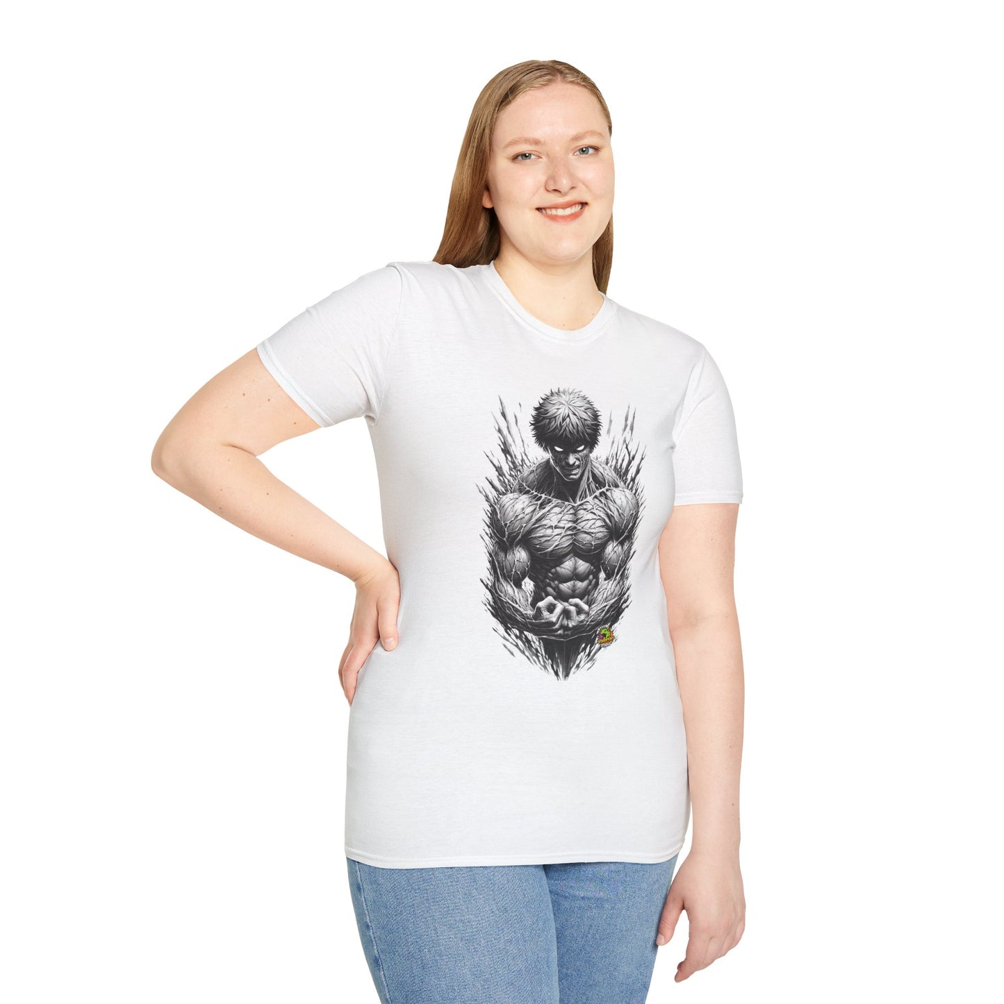 horror-themed apparel - UFC T Shirt | Unleash Fierce Confidence | UFC Tee with Baki Anime Elements for Athletes - bold design. perfect Halloween gift for fans of horror culture. Order yours now and stand out with this exclusive piece!