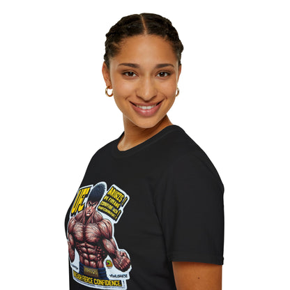 T - UFC T Shirt | Unleash Fierce Confidence | Motivational UFC Tee with Baki Anime Elements - custom-made. perfect gift idea. Order yours now and stand out with this exclusive piece!