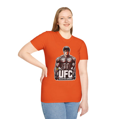 UFC T Shirt | Unleash Fierce Confidence | UFC Tee with Baki Anime Inspiration for Athletes