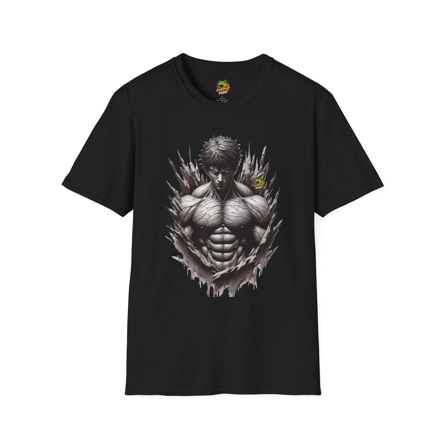 UFC T Shirt | Unleash Fierce Confidence | Motivational UFC Tee with Baki Anime Strength - High Quality Image