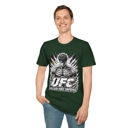 UFC T Shirt | Unleash Fierce Confidence | UFC Tee with Baki Anime T Shirt Motivation