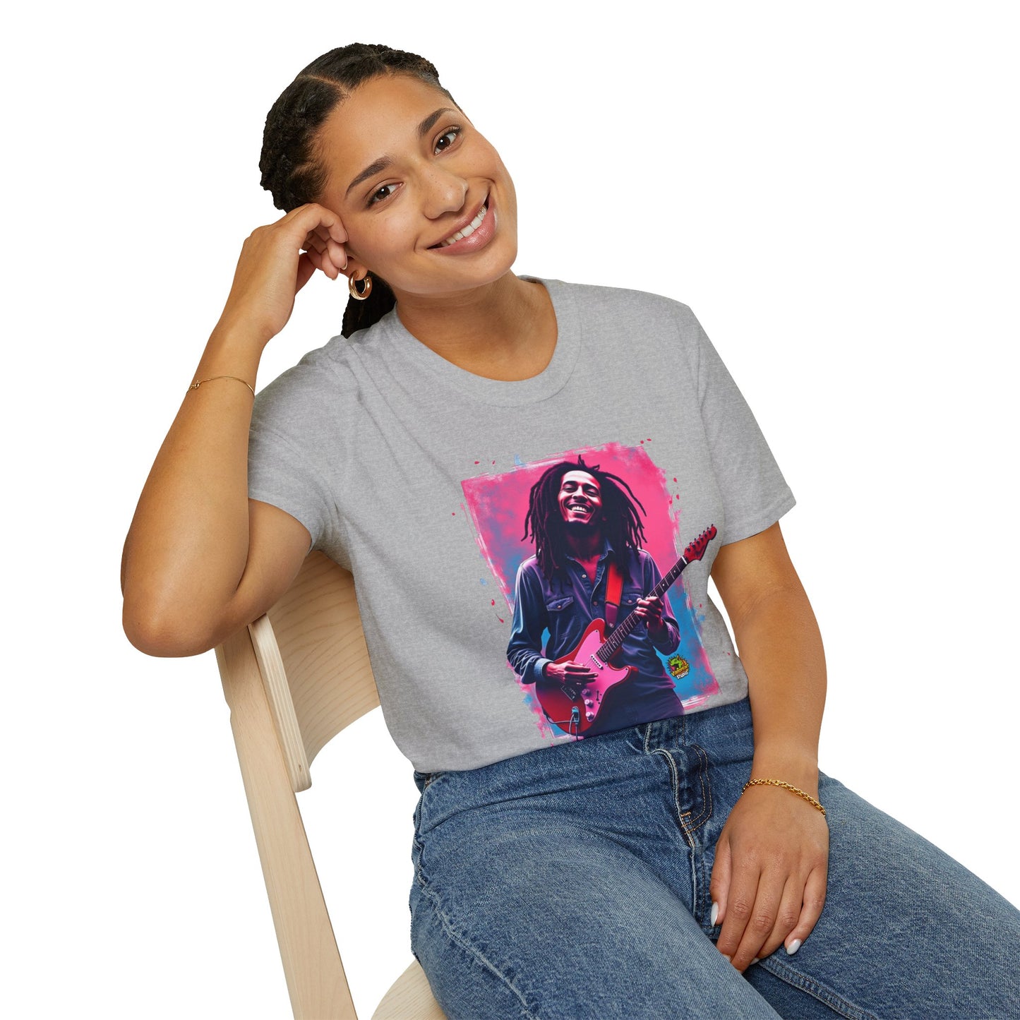 Bob Marley T-Shirt - One Love Harmony - VibroPrint Studio